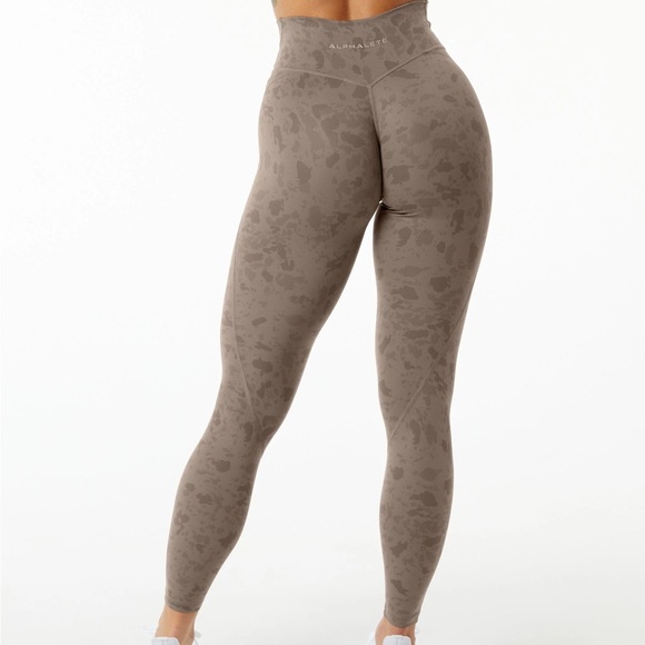 Alphalete Pants - Alphalete Taupe Leggings